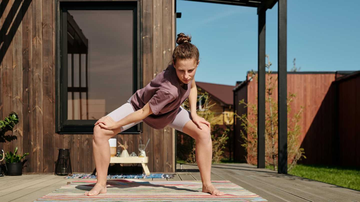 Woman Exercising Outside
