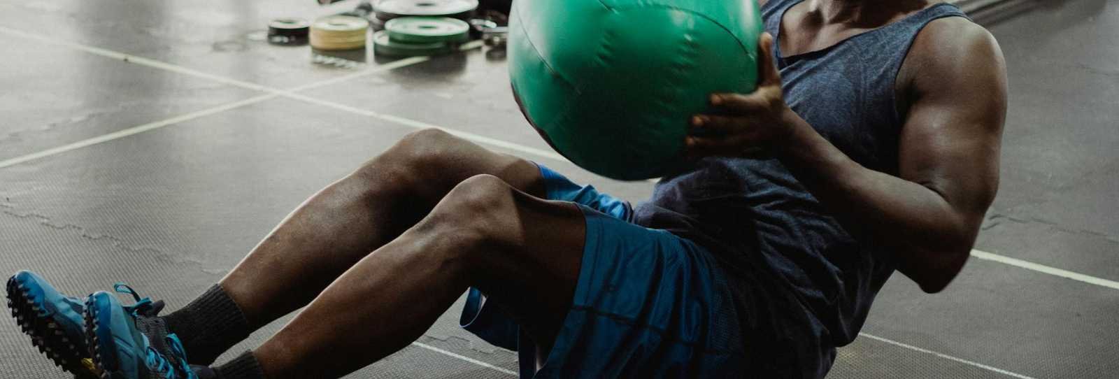 Man With Medicine Ball
